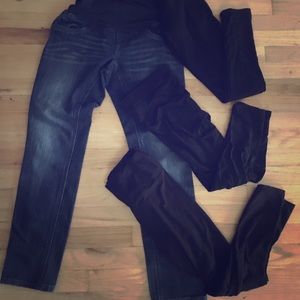 Maternity jeans & leggings Sz small Gap Motherhood